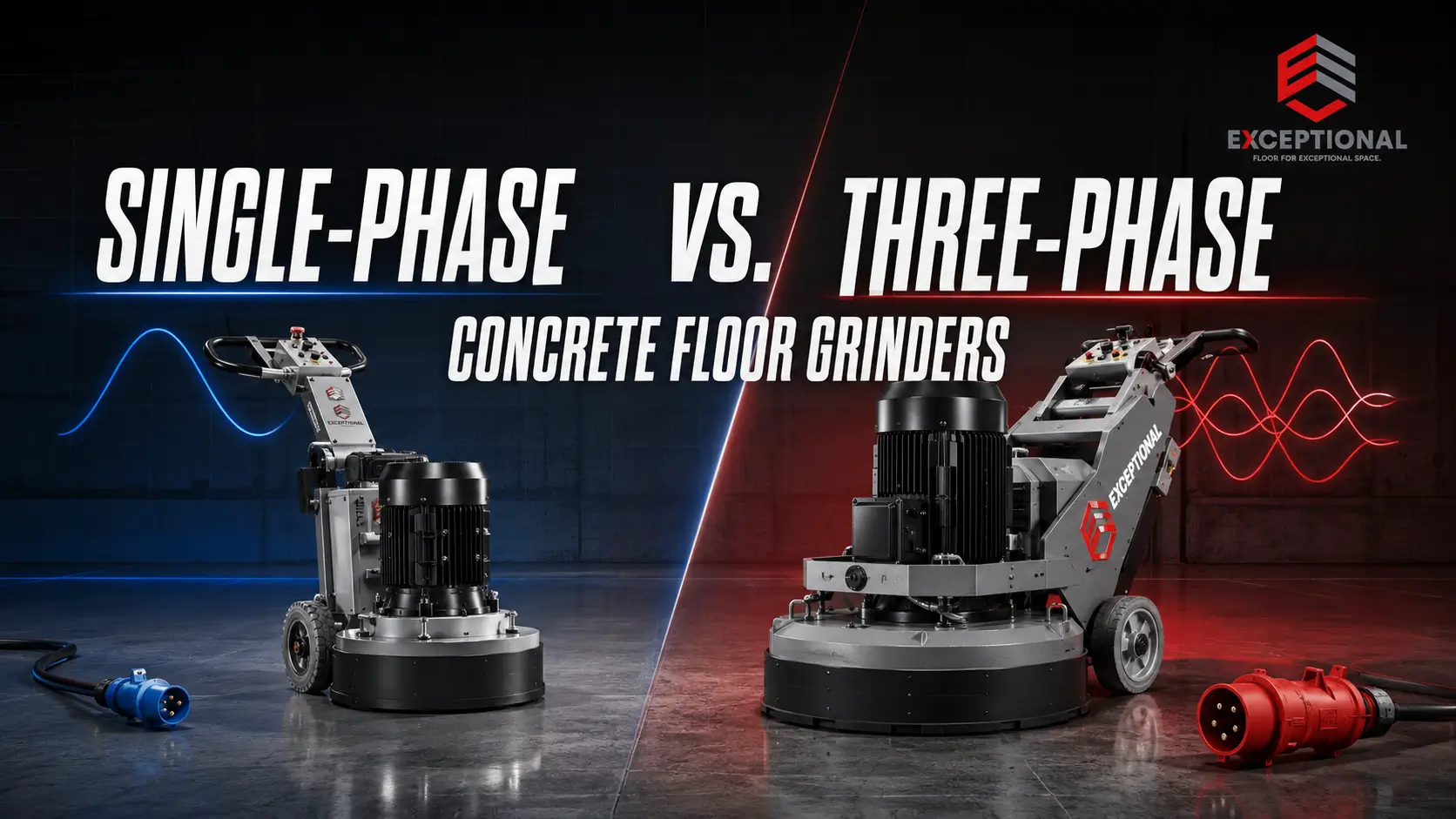 Single-Phase vs. Three-Phase Concrete Floor Grinders