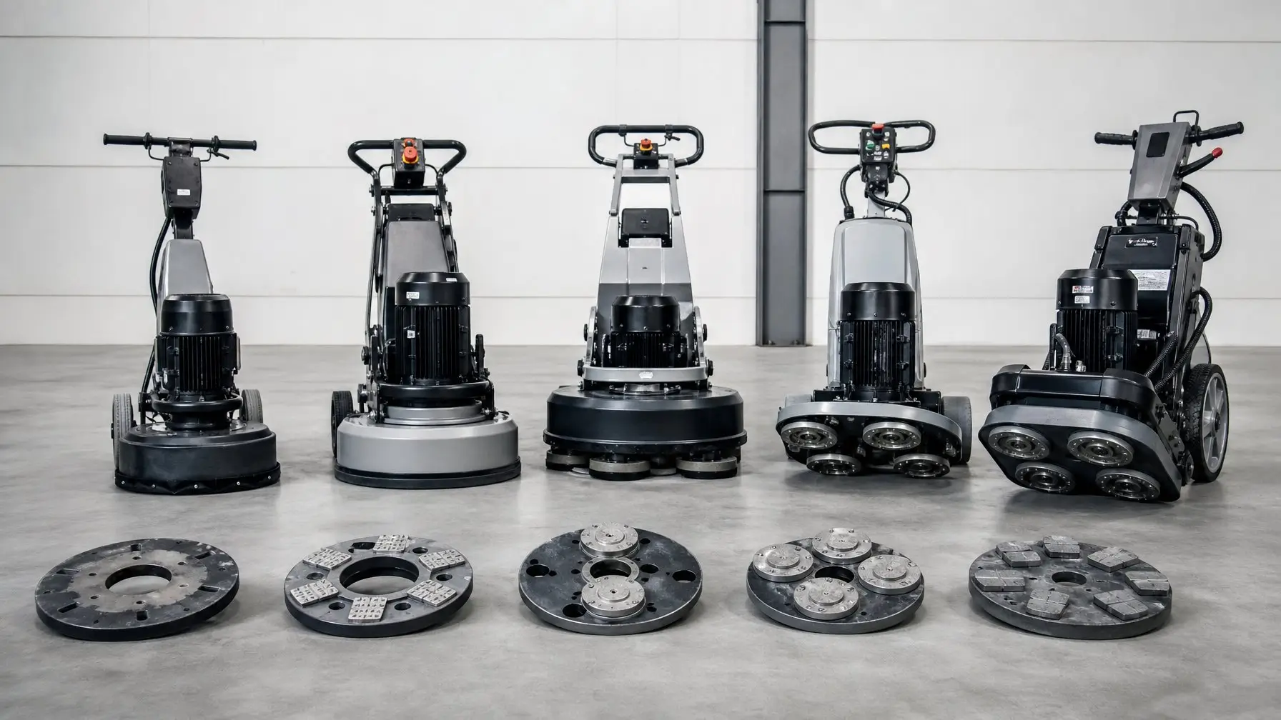 concrete floor grinder types