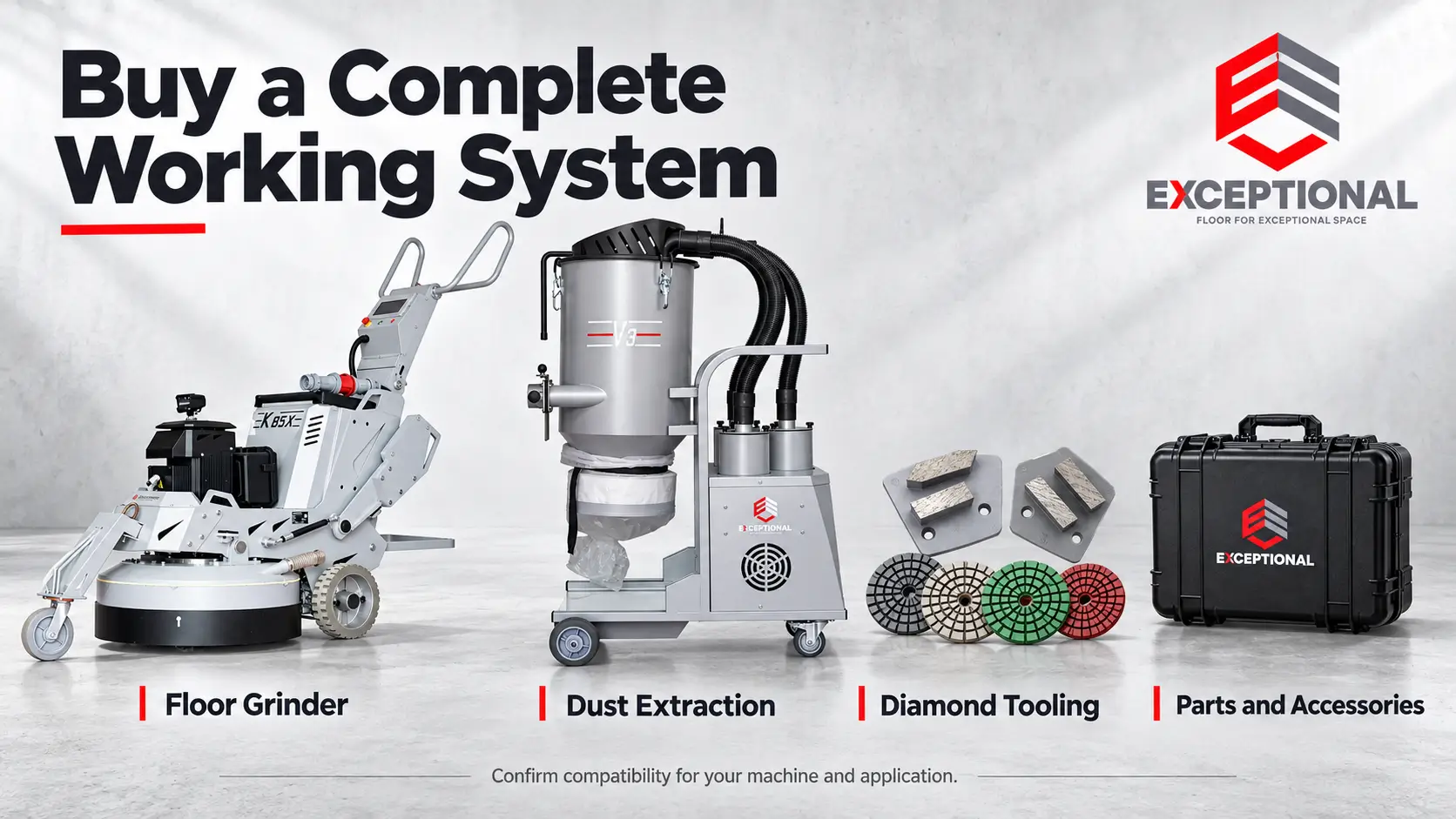 exceptional grinder complete floor grinding system