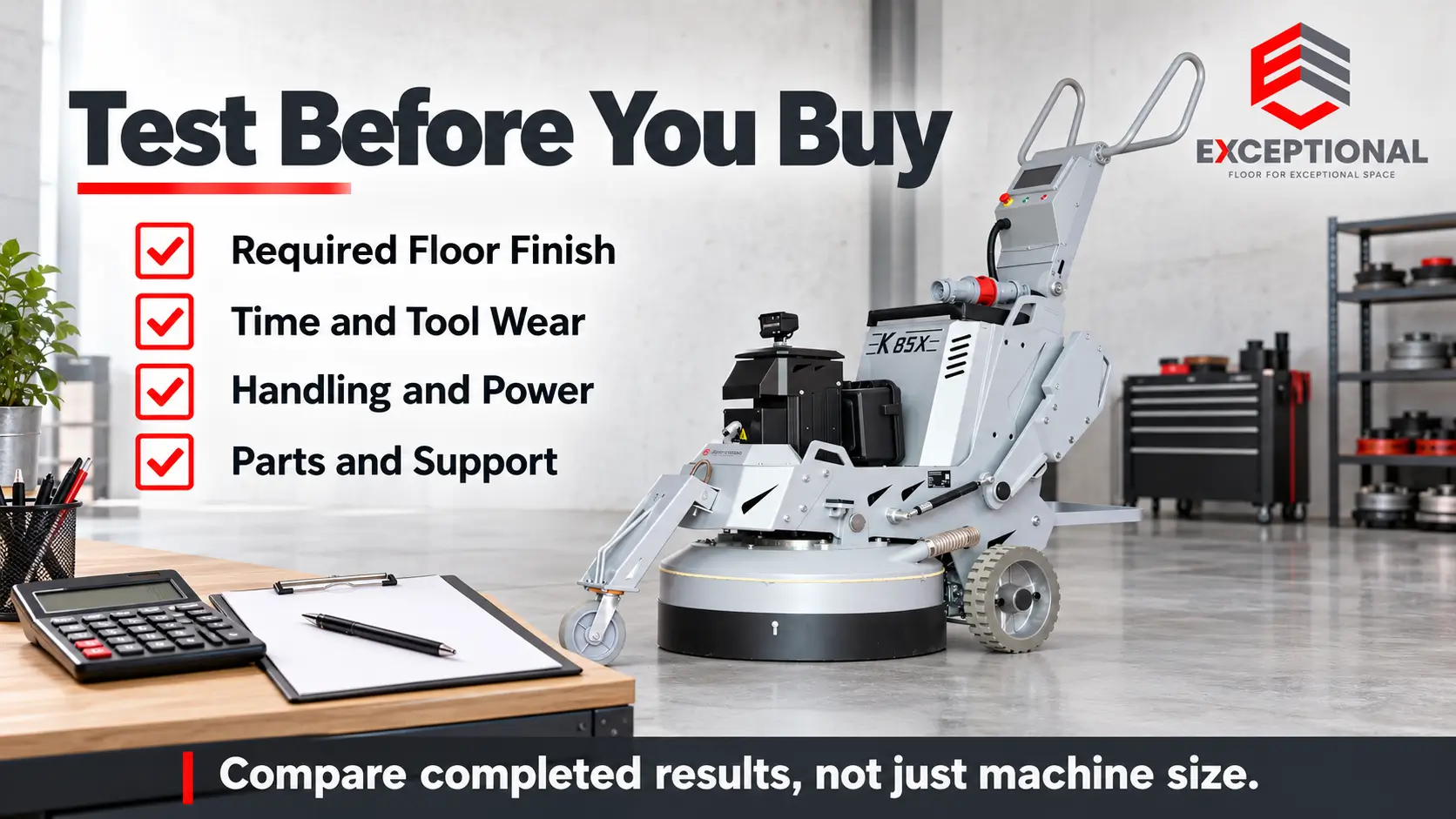 exceptional grinder concrete-floor-grinder buying checklist